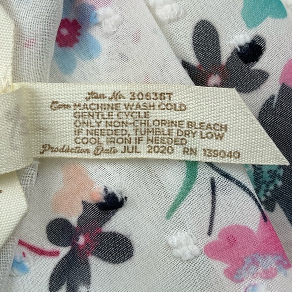 Matilda Jane Blouse Womens Medium M Cream Floral What’s Up Buttercup Swiss Dot - Picture 11 of 11